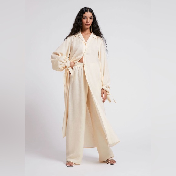 & Other Stories Pants - & Other Stories Relaxed Pull-On Linen Trousers